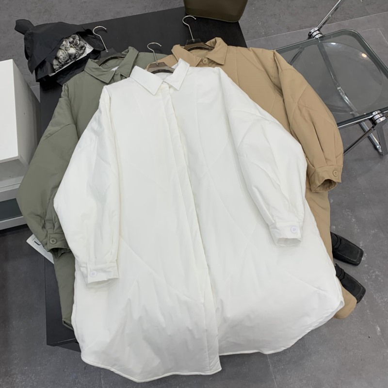 2025冬季新款复古宽松休闲百搭中长款保暖外套女 K#29