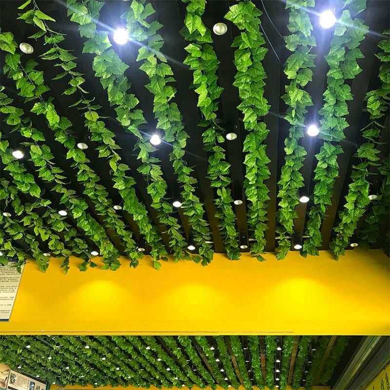 葡萄串葡萄树遮挡牡丹藤叶提子植物百搭假花藤条吊篮室内门头吊顶