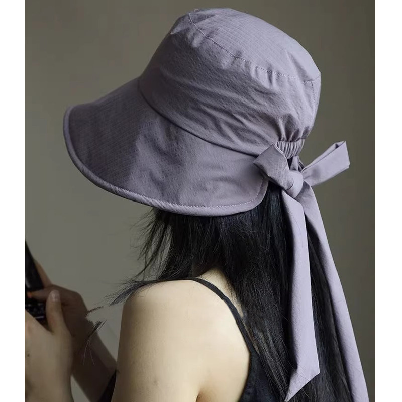 大头围渔夫帽户外速干绑带防晒帽