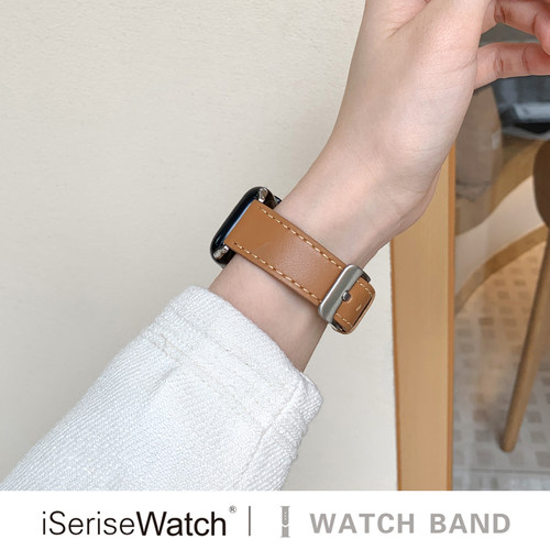 头层牛皮适用applewatch表带