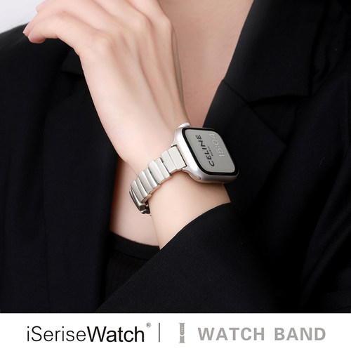iserisewatch适用苹果不锈钢金属