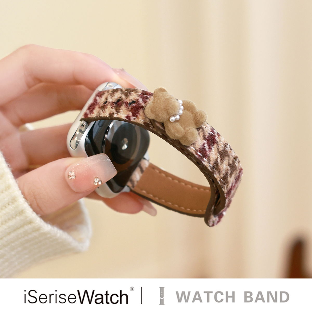 适用于iwatch苹果手表带秋冬新款