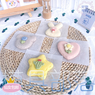 觅食定制新款饼干模具兔头熊心星形塑料模具仙人掌小配件量产工具