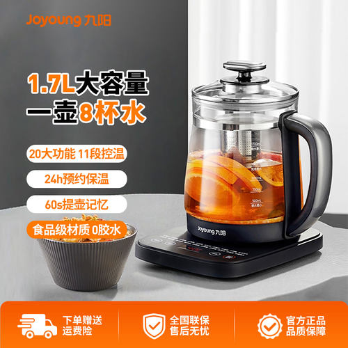 九阳家用多功能全自动养生壶泡茶
