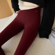 保暖打底裤 加绒安可拉红鲨鱼裤 修身 加厚高腰瑜伽裤 外穿 女秋冬新款