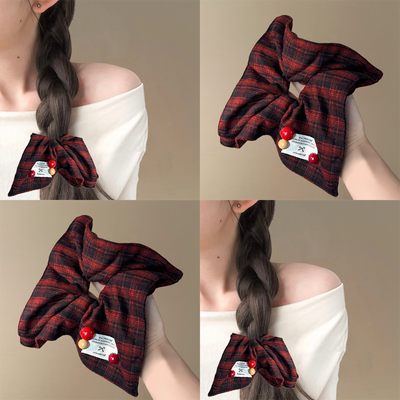 【设计师原创】秋冬毛呢格纹女大