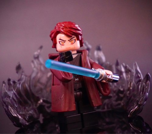 乐高第三方人仔星球大战 阿纳金 二次元 入魔/普通表情UV 印刷