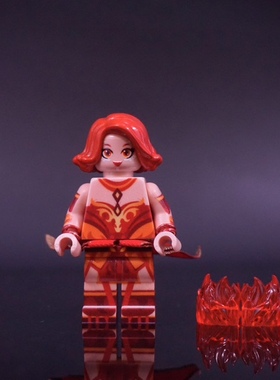 乐高 第三方人仔 Dota 2 刀塔 莉娜 火女