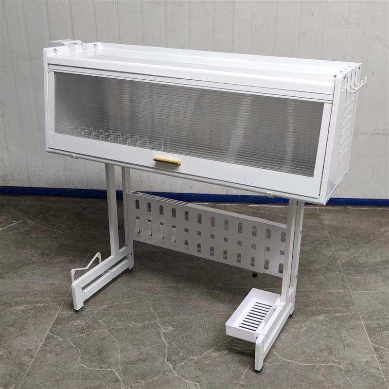 厨房水槽置物架碗架台面伸缩碗碟带门碗盘收纳架碗架-防尘沥水架