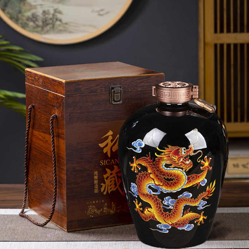 密封容器空陶瓷酒瓶酒壶图片