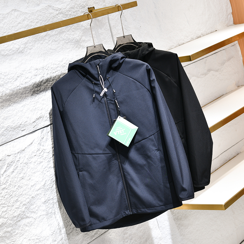 秋冬高端户外连帽运动外套夹克