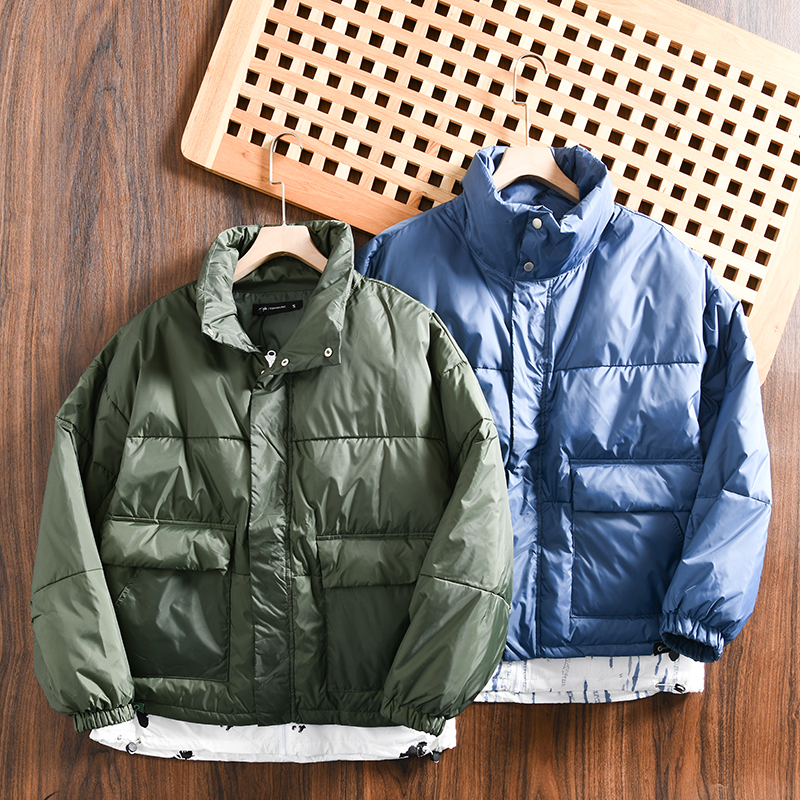 男士冬季防寒保暖立领羽绒服