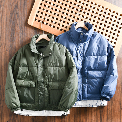 男士冬季防寒保暖立领羽绒服