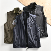 柜1W 意式 鼎奢 秋冬男女两面穿情侣加绒保暖防风防水立领马甲