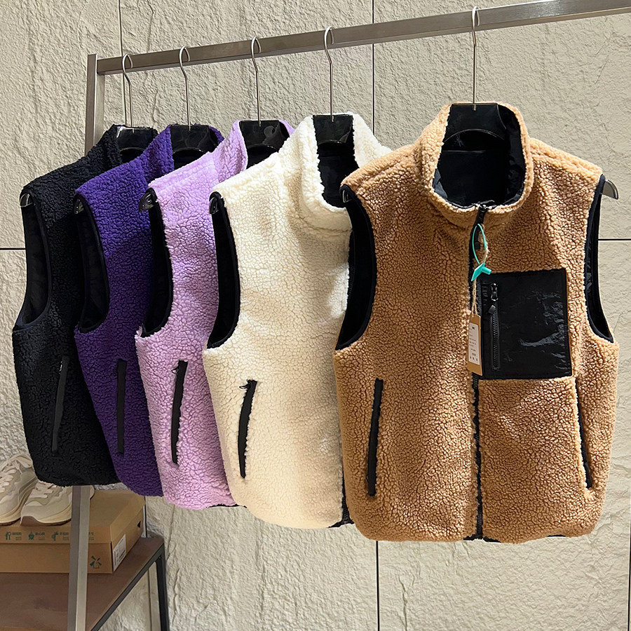 山系户外！情侣款双面穿！秋冬男士百搭保暖摇粒绒立领无袖马甲潮,男装,常规马甲,淘宝优惠券,粉丝福利购,淘宝优惠卷