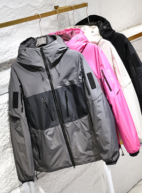 男女同款！SYSTEM跃冬揽石！秋冬户外连帽冲锋衣滑雪派克服羽绒服