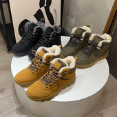 有大码 冬季 户外登山徒步工装 出口单 靴男加绒加厚保暖雪地棉鞋