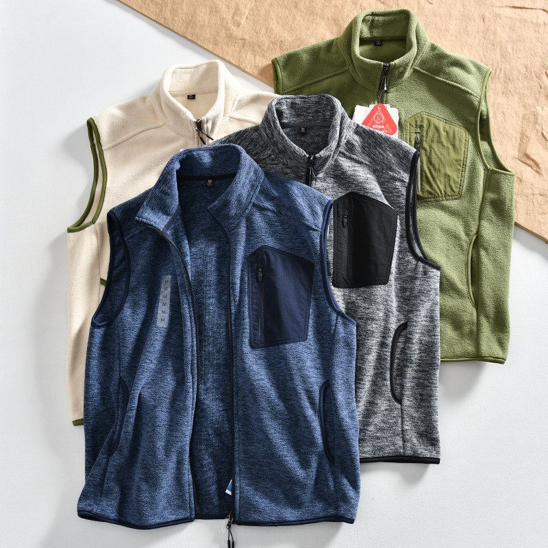 走北欧订单！山系户外！秋冬男女双面摇粒绒轻便保暖立领马甲坎肩,男装,常规马甲,淘宝优惠券,粉丝福利购,淘宝优惠卷