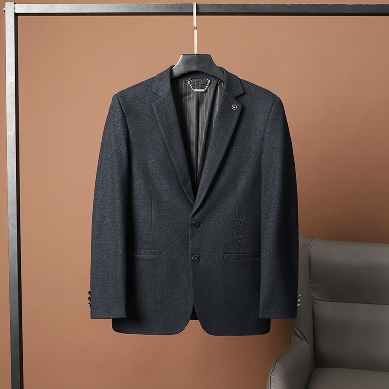 早春款男士百搭时尚西装外套西服
