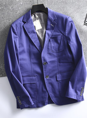 品质牛货 ODM公司纯棉男士修身商务休闲西服绅士薄款西装单西外套
