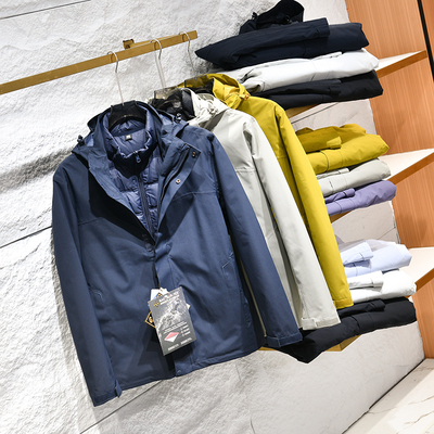 防风防水户外休闲连帽羽绒冲锋衣