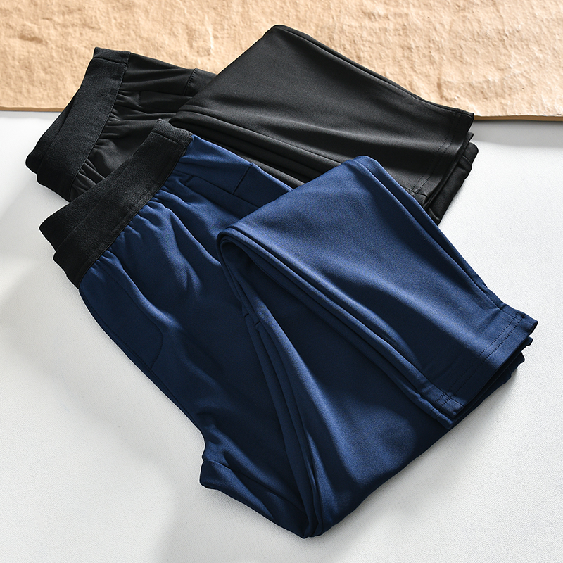 加绒保暖运动健身松紧腰休闲长裤