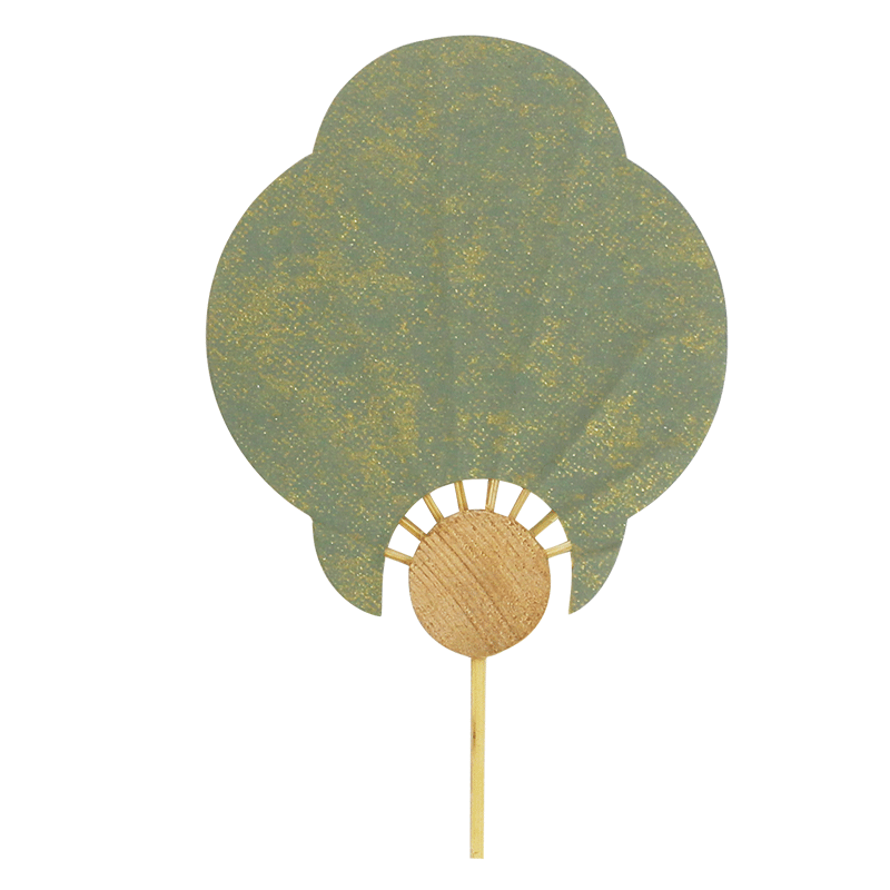 书法名片书签复古宣纸小团扇超迷你袖珍小扇子空白异形扇个性定制