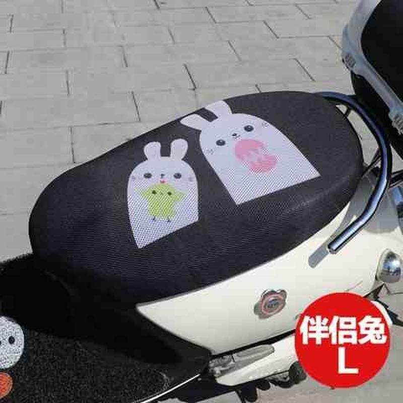 电动车座套防水防晒电车坐垫简单防滑隔热电瓶车简便舒适随意透气