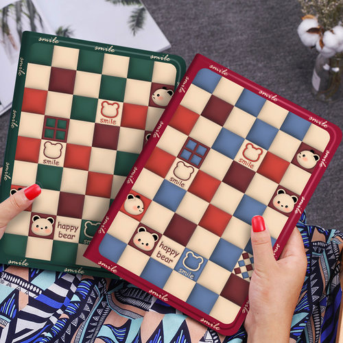 ipadmini6硅胶卡通带笔槽保护壳