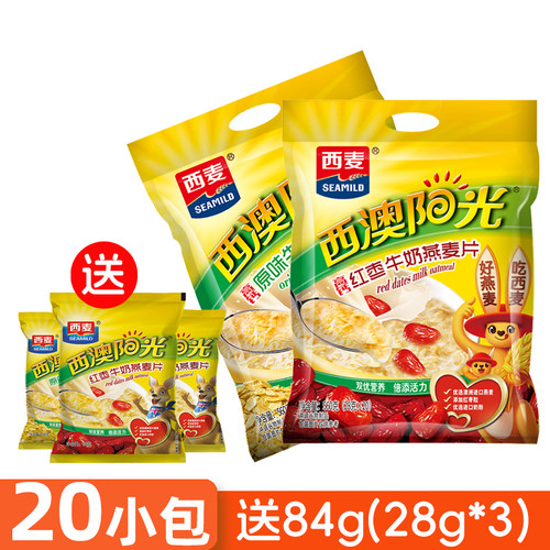 西麦高钙牛奶燕麦片560g