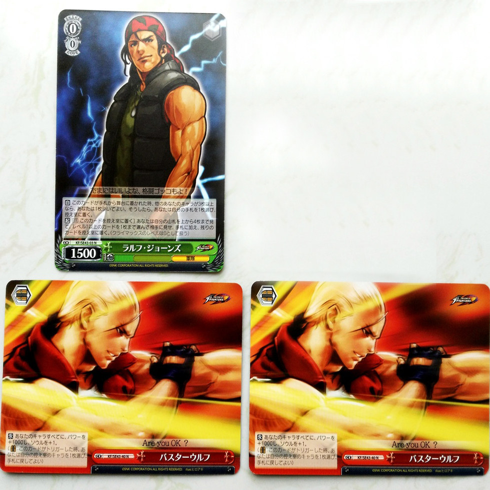 WS黑白双翼 KOF 拳皇 特瑞博加德 拉尔夫琼斯 卡组 构筑 3枚