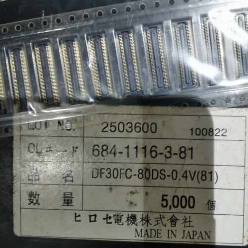 DF30FC-80DP-0.4V(81) DF30FC-80DP-0.4V 60Pin0.4MM公母座连接器