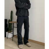 牛仔裤 男美式 高街垂感阔腿裤 黑色大码 子百搭显瘦宽松情侣直筒长裤