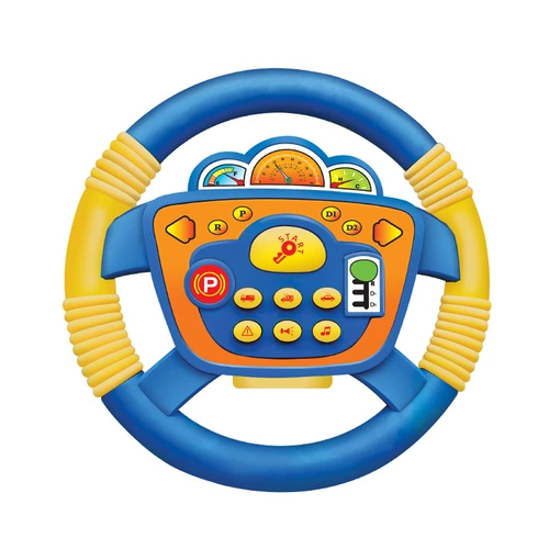 Коляска, детский руль, детская реалистичная игрушка, игрушечная машина, раннее развитие