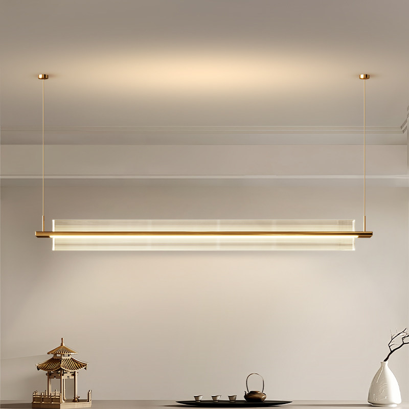 简约现代长条形创意设计师吊灯