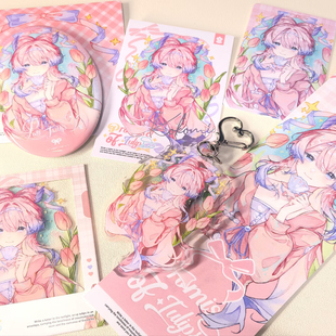 新款原神周边自制珊瑚宫心海同人谷钥匙扣吧唧徽章三寸拍立得小卡