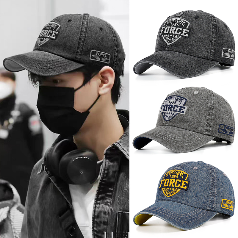 新款牛仔ins士春秋潮牌帽子