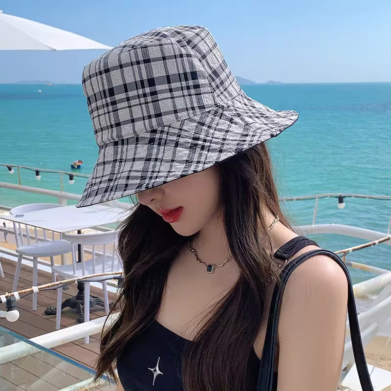 双面渔夫帽女春夏季出游防晒