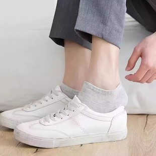 薄款 夏季 透气防臭短袜学生浅口百搭隐形运动船袜潮 袜子男士 50双装