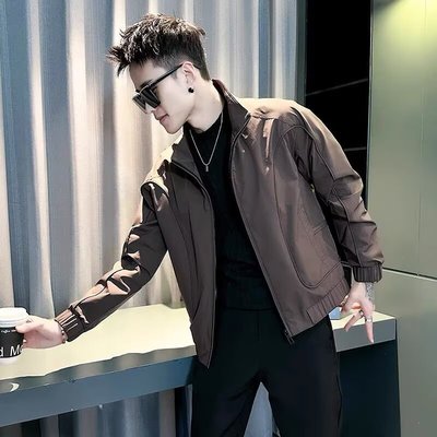 秋冬款百搭夹克男款高级感潮牌衣服2025新款痞帅炸街外套潮流男装