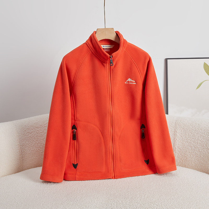 户外摇粒绒抓绒衣保暖防风加绒