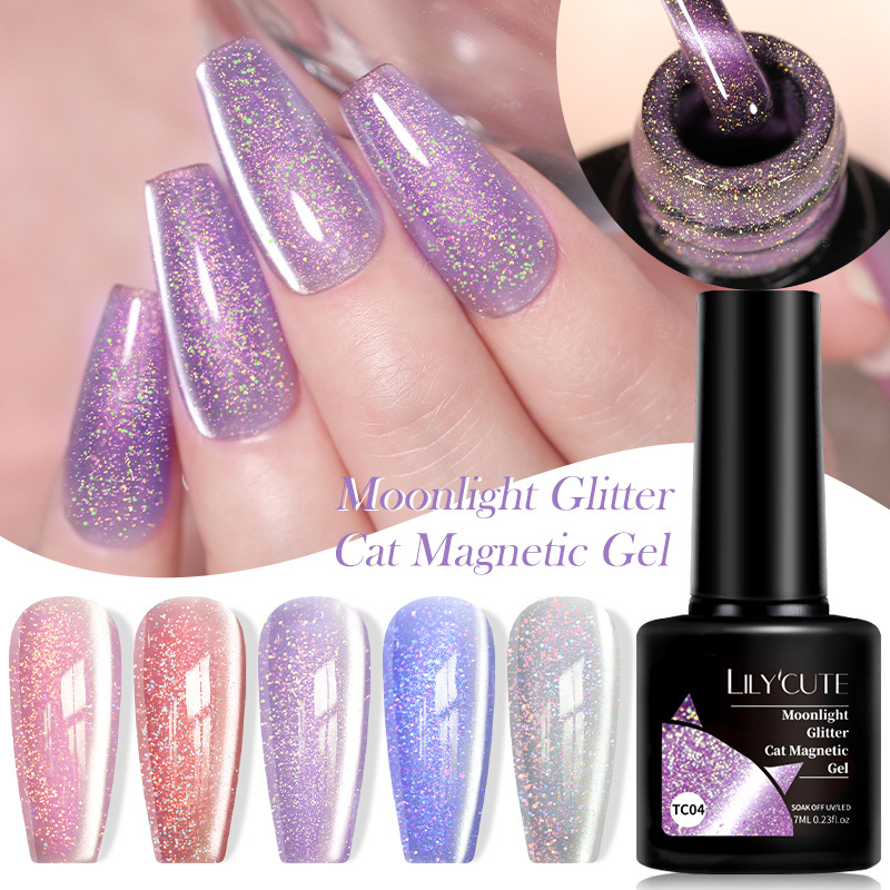 LILY'CUTE外贸新款陶瓷白闪粉