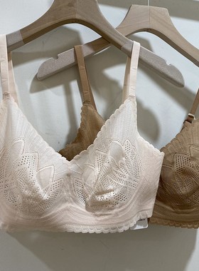 古妃31711薄款美背内衣女大胸显小聚拢侧收兔耳朵乳胶防下垂文胸