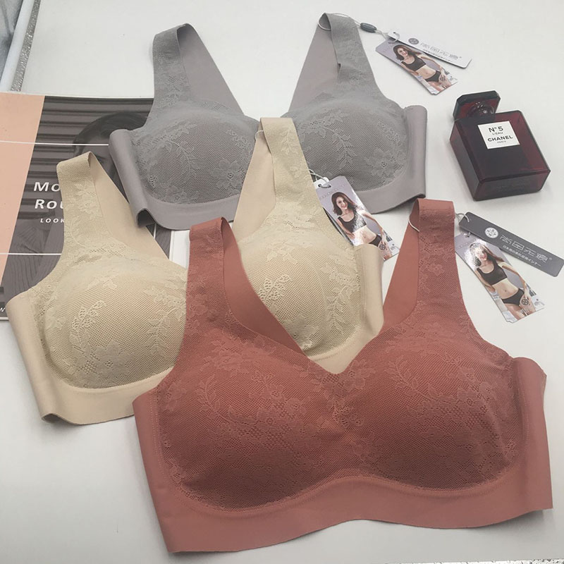 薄款内衣无钢圈乳胶垫美背防下垂