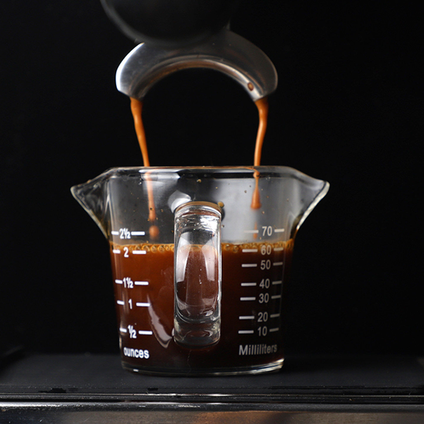 意式浓缩咖啡杯shot杯小奶盅espresso杯子萃取玻璃盎司杯oz刻度杯