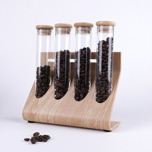 咖啡豆展示架收纳摆件装饰样板