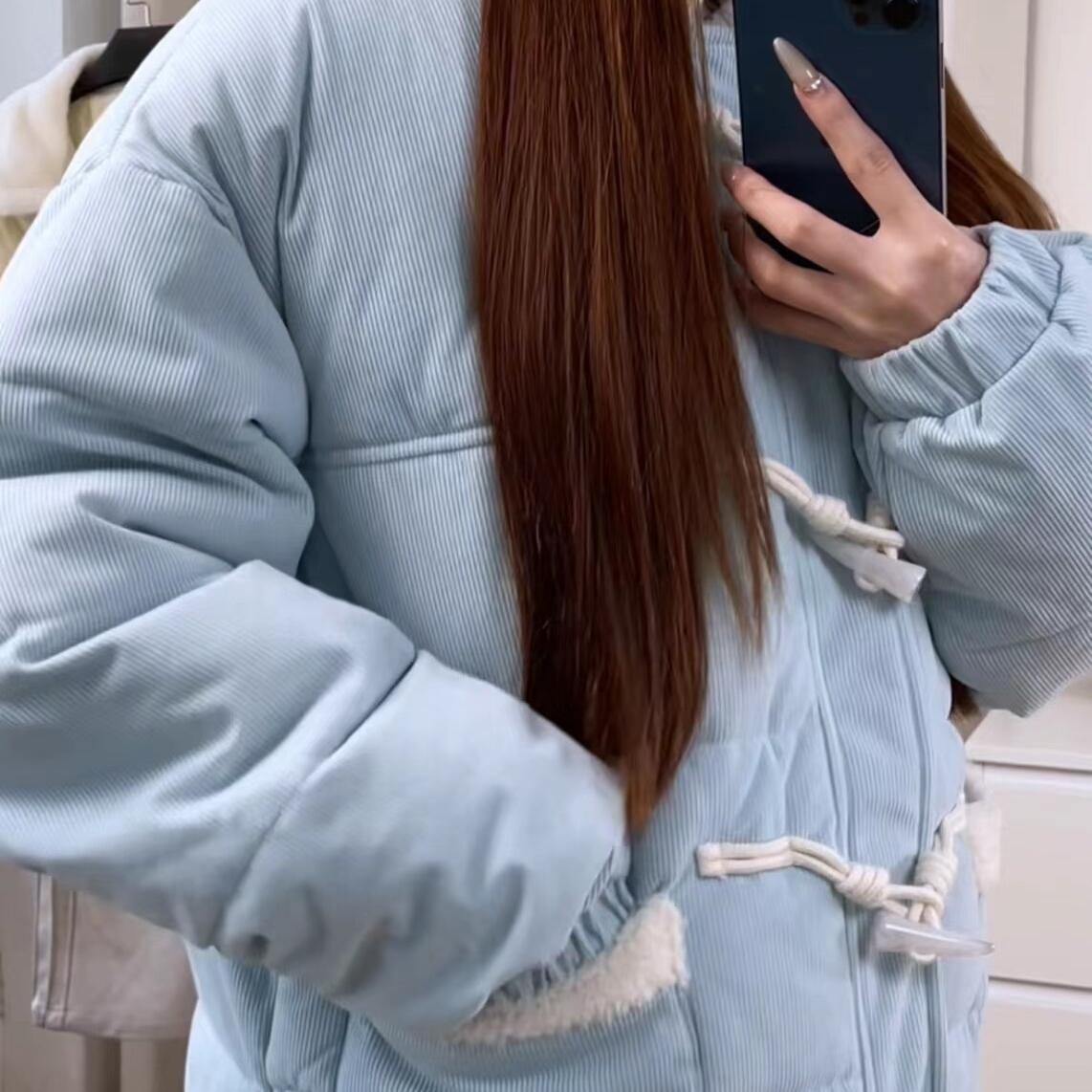 F24107-P105加厚棉衣棉服少女学生外套,男装棉衣,星座617A-1（原B318A）