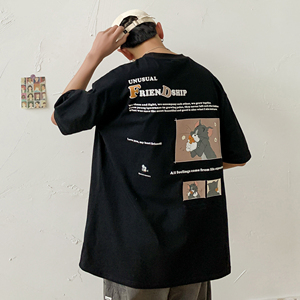 MT17*P35 猫和咾鼠 T恤男短袖宽松 此款数据超好图片