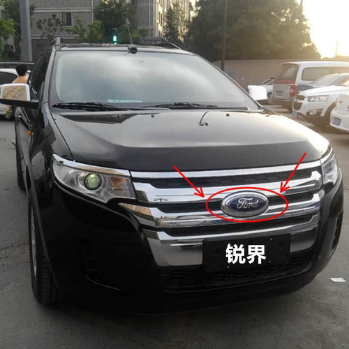 进口锐界2.0T3.5前车标中网标