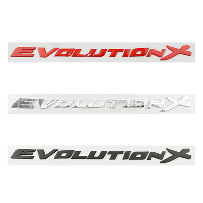 适用于三菱翼神菱悦V3车标 EVO EVOLUTION X后备箱车尾标车贴改装